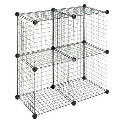 Wire Mesh Storage Cube Portable Folding Cube , can KD