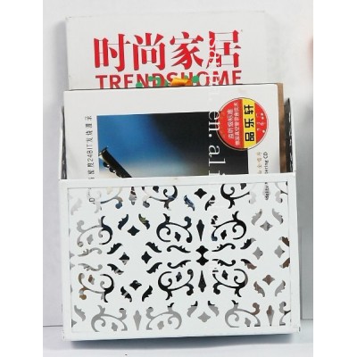 Hangzhou Modern Metal Engraving Magazine Holder/A4 Paper File Holder