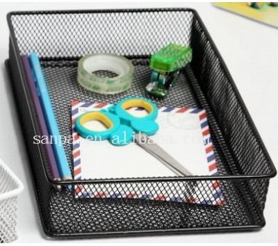 Black Good Quality Metal Mesh Office Accessories Desk Storage/Desk Organizer